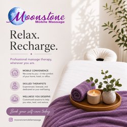 Moonstone Mobile Massage - Because self-care isn't a luxury--it's essential.