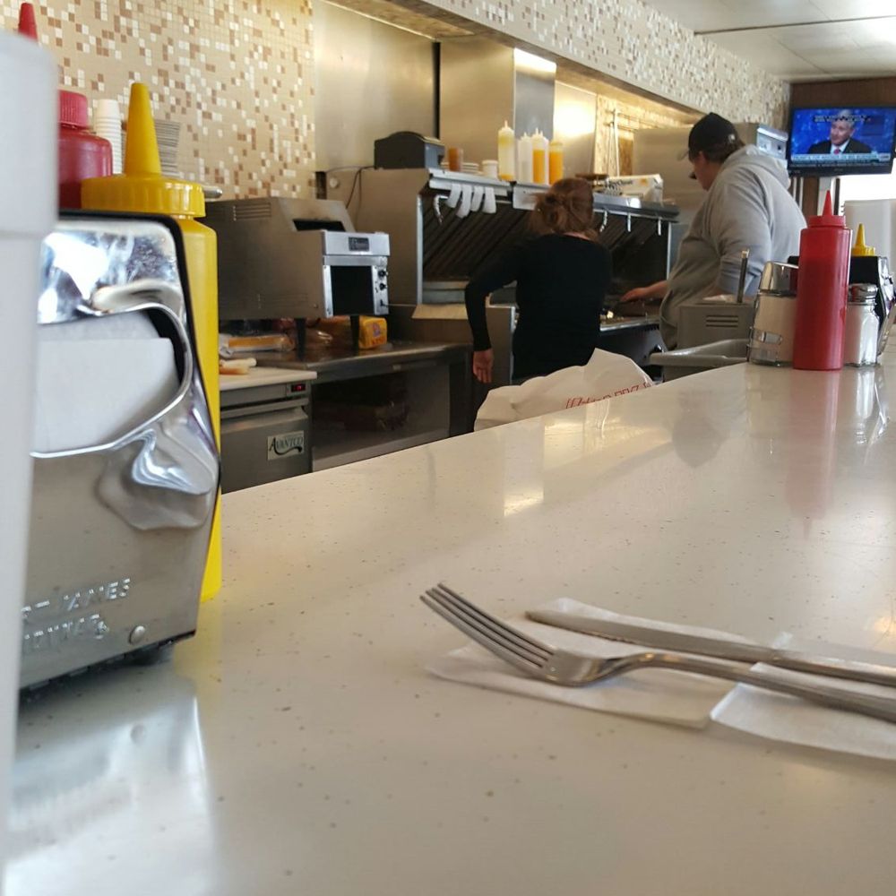Ott's Drive In - Open kitchen, watching the cooks make our food. - American Near Me - Rantoul, Illinois Ott's Drive In - Open kitchen, watching the cooks make our food. - American Near Me - Rantoul, Illinois