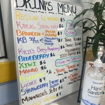 Blue Saigon - Drink menu - Asian Fusion Near Me - Pittsburg, California