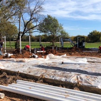 Underwood Plumbing and Septic - Plumbing rough-in at the new Bois d' Arc RV Park in Bonham, TX. - Plumbing Near Me - Bonham, Texas