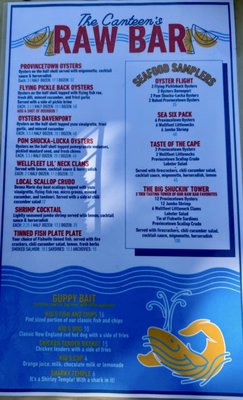 Menu photo 3 The Canteen Provincetown, MA