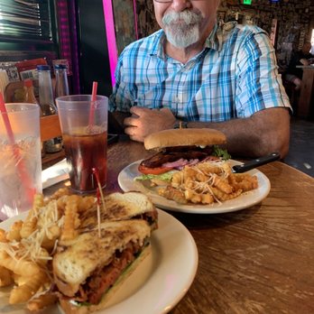 Banta Inn - BLT and the Portuguese linguisa sandwich with garlic fries and my hubby - Steakhouses Near Me - Tracy, California Banta Inn - BLT and the Portuguese linguisa sandwich with garlic fries and my hubby - Steakhouses Near Me - Tracy, California
