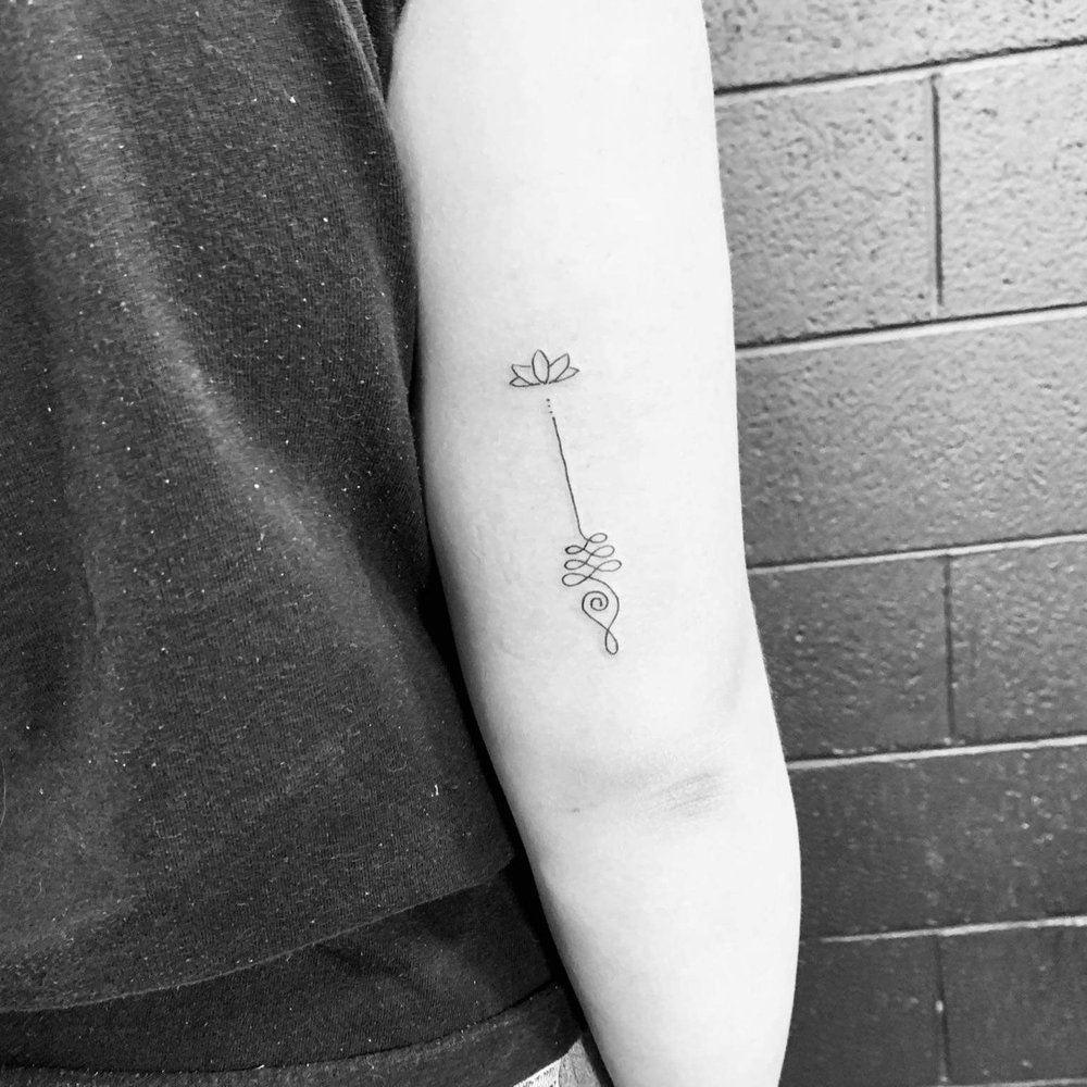 Wa Tattoo - My new tattoo of an unalome :) - Tattoo Near Me - Las Vegas, Nevada Wa Tattoo - My new tattoo of an unalome :) - Tattoo Near Me - Las Vegas, Nevada