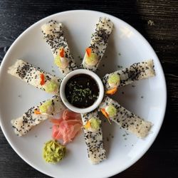 Shrimp tempura sushi