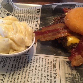 No Good Burger Joint - House made Mac n cheese and the jelly donut burger If you're curious, do it. Do It. Yesssssss - Burgers Near Me - Baldwin, New York No Good Burger Joint - House made Mac n cheese and the jelly donut burger If you're curious, do it. Do It. Yesssssss - Burgers Near Me - Baldwin, New York
