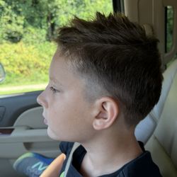 My son is absolutely pleased with his haircut. We will absolutely be coming back and sharing this location with friends and family.