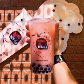 Kung Fu Tea - Strawberry yogurt lemonade - Bubble Tea Near Me - Manteca, California