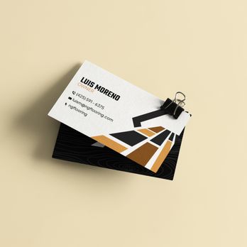 Phoenix Creative Solutions - New Generation Hardwood Flooring rebranded business cards - Marketing Near Me - Bellevue, Washington