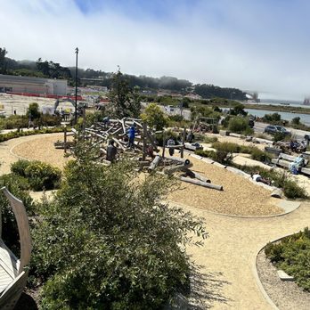 Outpost Playground - Top view Forest Den - Playgrounds Near Me - San Francisco, California Outpost Playground - Top view Forest Den - Playgrounds Near Me - San Francisco, California