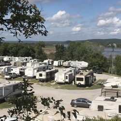 Riverview RV Park - Perched on the Bluff, overlooking the river's timeless flow.