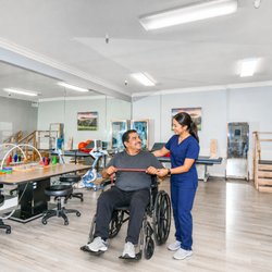Montebello Care Center - Spacious Rehab Gym with Physical, Occupational and Speech Therapy Specialists