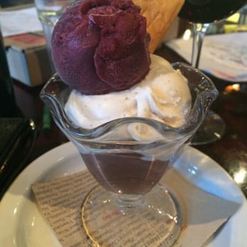 Il Posto Trattoria - Blackberry Cabernet, vanilla and chocolate gelato - Italian Near Me - Napa, California