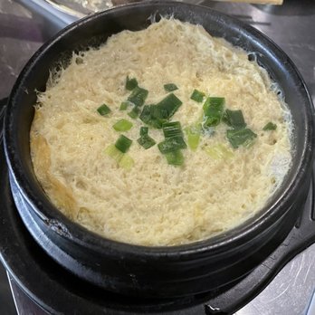 The Cast Iron Pot 3 - Steamed Egg - Korean Near Me - Flushing, New York The Cast Iron Pot 3 - Steamed Egg - Korean Near Me - Flushing, New York