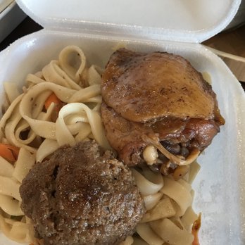 Nu'uanu Okazuya - Sunday only. Scott's Special, mini plate of chow fun, small teri hamburger patty, shoyu chicken thigh. Perfect light meal. Only $5! - Japanese Near Me - Honolulu, Hawaii Nu'uanu Okazuya - Sunday only. Scott's Special, mini plate of chow fun, small teri hamburger patty, shoyu chicken thigh. Perfect light meal. Only $5! - Japanese Near Me - Honolulu, Hawaii