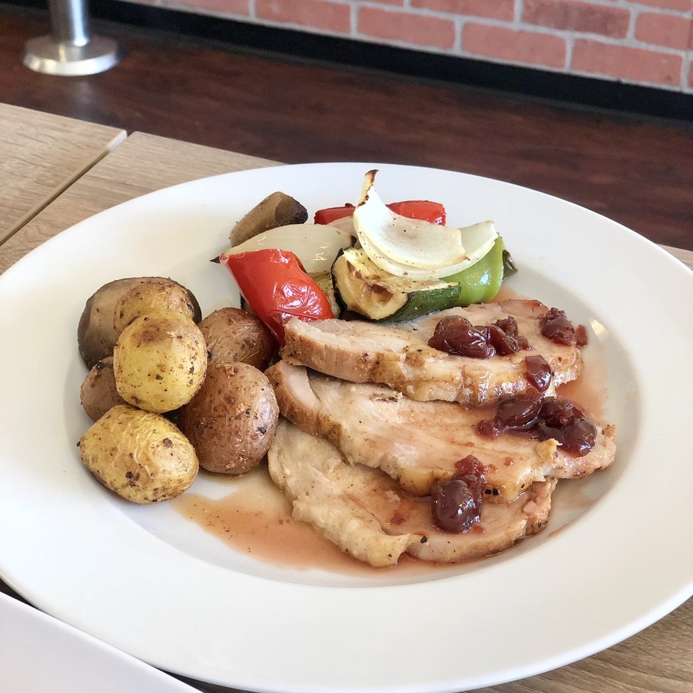 Rodger's Catering - Roast Pork with Cherry Wine Sauce - Caterers Near Me - Norwalk, California