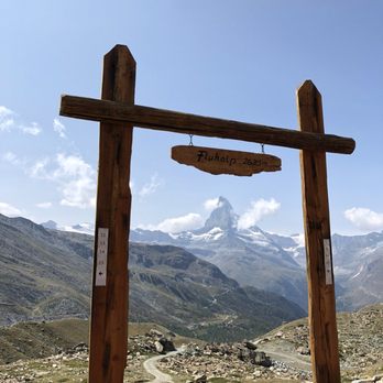 Fluhalp - View from Table 9 - Restaurants Near Me - Zermatt, VS