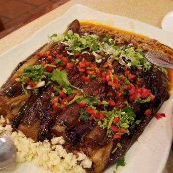 Tasty Place - Eggplant with minced pork - Chinese Near Me - Millbrae, California Tasty Place - Eggplant with minced pork - Chinese Near Me - Millbrae, California