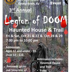Legion of Doom - 3rd Annual Legion of Doom begins October 21. See you there!