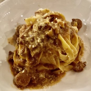 Terra - Tagliatelle Al Ragu Di Terra (Housemade 40 Egg Yolk Tagliatelle, Coal-Fired Beef & Pork Ragu, Parmigiano Reggiano, $28)- 3/5 stars - Italian Near Me - Santa Clara, California