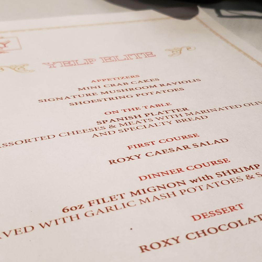 Roxy's Restaurant and Bar - The Menu at our event - Steakhouses Near Me - Black Hawk, Colorado Roxy's Restaurant and Bar - The Menu at our event - Steakhouses Near Me - Black Hawk, Colorado