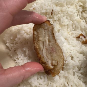 The Chinese - Unidentified pink piece in breading, that's uncooked. - Chinese Near Me - Grafenwöhr, BY The Chinese - Unidentified pink piece in breading, that's uncooked. - Chinese Near Me - Grafenwöhr, BY