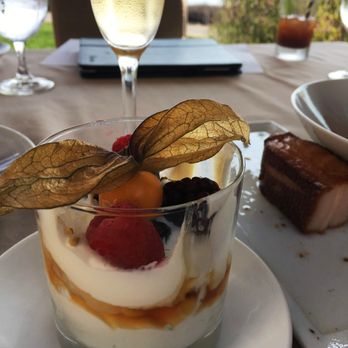 mar'sel - Seaside fresh fruit, yogurt, and honey with a side of bacon steak and prosecco! - New American Near Me - Rancho Palos Verdes, California
