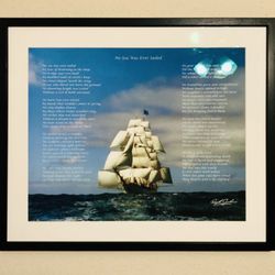 Quent Cordair Fine Art - framed print of "No Ship Was Ever Sailed"