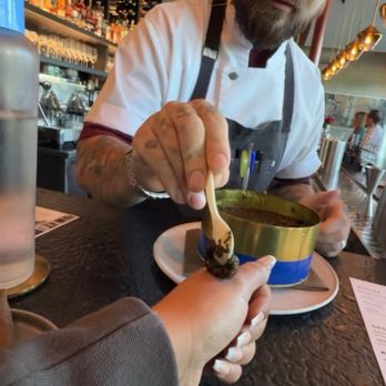 Rooster & the Till - Caviar bump - New American Near Me - Tampa, Florida