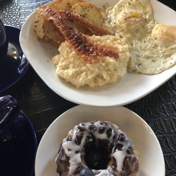 Jacked Up Coffee Bar - Eggs, bacon, grits & toast Blueberry Monkey bread - Coffee & Tea Near Me - Biloxi, Mississippi