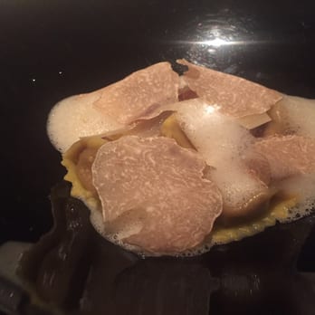 Addison - Chestnut agnolotti- 4th course (pasta with white truffles) - New American Near Me - San Diego, California