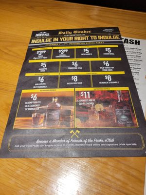 Menu photo 2 Twin Peaks Live Oak, TX Menu photo 2 Twin Peaks Live Oak, TX