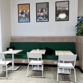 Crisp & Green - Cozy eating nook - Salad Near Me - Sandy, Utah