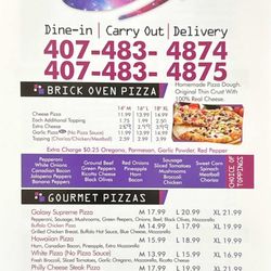 Galaxy Pizza & Subs Menu 12-2023