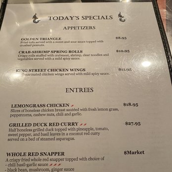 Mai Thai - Menu as of 12-26-22 - Thai Near Me - Alexandria, Virginia Mai Thai - Menu as of 12-26-22 - Thai Near Me - Alexandria, Virginia