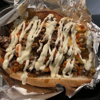 S&S Cheesesteaks - Spicy cheesesteak Texas sized. - Burgers Near Me - Richardson, Texas