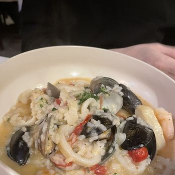 Mezza Luna - Risotto Alla Pescatora in white wine sauce - Italian Near Me - Smyrna, Georgia