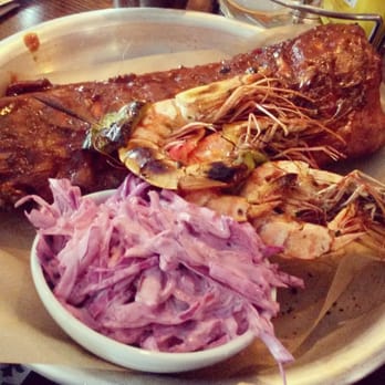 Urban Diner - Surf & Turf...whole rack of ribs with prawns - American Near Me - Richmond, XGL Urban Diner - Surf & Turf...whole rack of ribs with prawns - American Near Me - Richmond, XGL