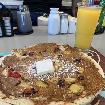 Lighthouse Cafe - Pancake and orange juice. - Breakfast & Brunch Near Me - Sausalito, California