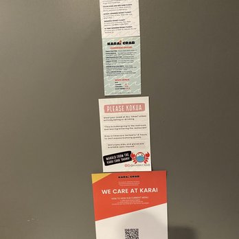 Karai Crab - Menu QR code and the how to on ordering - Seafood Near Me - Honolulu, Hawaii Karai Crab - Menu QR code and the how to on ordering - Seafood Near Me - Honolulu, Hawaii