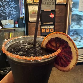 Terry Black's Barbecue - Black margarita - Barbeque Near Me - Austin, Texas Terry Black's Barbecue - Black margarita - Barbeque Near Me - Austin, Texas
