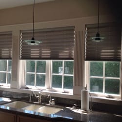 My House - Beautiful Graber Motorized Pleated shades.
