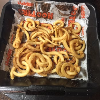 Hooters - This is suppose to be TWO ORDERS of curly fries. You be the judge. - Sports Bars Near Me - Corpus Christi, Texas Hooters - This is suppose to be TWO ORDERS of curly fries. You be the judge. - Sports Bars Near Me - Corpus Christi, Texas