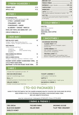 Menu photo 7 RIZE Fishers, IN
