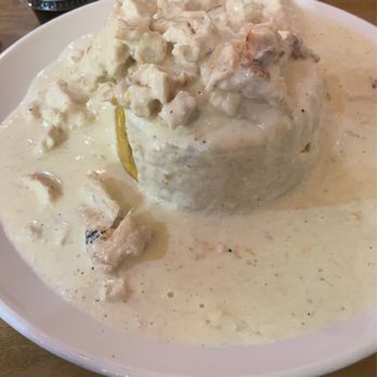 Odyssey Restaurant - Chicken Mofongo with white sauce - Seafood Near Me - Carolina, Puerto Rico Odyssey Restaurant - Chicken Mofongo with white sauce - Seafood Near Me - Carolina, Puerto Rico