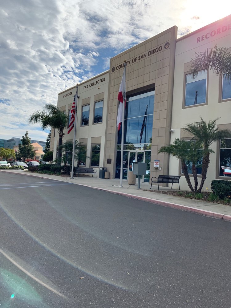 SAN DIEGO COUNTY ASSESOR RECORDER COUNTY CLERK 11 Reviews 9225 