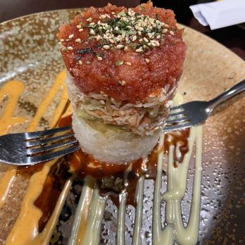 Hungry Belly - ahi Tuna Tower - Japanese Near Me - Dallas, Texas