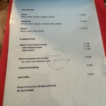 Innergebirg - Menu - Austrian Near Me - Salzburg, 5