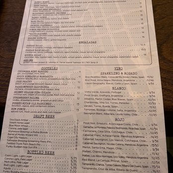 Barrio - a menu for a mexican restaurant - Cocktail Bars Near Me - West Palm Beach, Florida Barrio - a menu for a mexican restaurant - Cocktail Bars Near Me - West Palm Beach, Florida