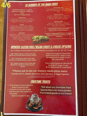 Menu photo 6 Slam Dunk Pizza Willits, CA