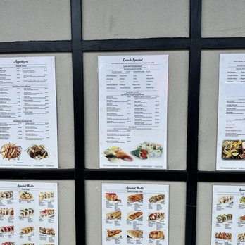 Rumble Fish - menus on a wall in a restaurant - Japanese Near Me - Scotts Valley, California Rumble Fish - menus on a wall in a restaurant - Japanese Near Me - Scotts Valley, California